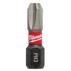 Milwaukee SHOCKWAVE Impact Duty 1 in. Phillips #3 Alloy Steel Insert Bit (5-Pack) -Power Tools Accessories Sales Shop milwaukee screwdriver bits 48 32 4663 44 1000