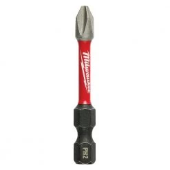 Milwaukee SHOCKWAVE Impact Duty 2 in. Phillips #2 Alloy Steel Screw Driver Bit (2-Pack) -Power Tools Accessories Sales Shop milwaukee screwdriver bits 48 32 4962 44 1000