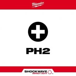 Milwaukee SHOCKWAVE Impact Duty 2 in. Phillips #2 Alloy Steel Screw Driver Bit (15-Pack) -Power Tools Accessories Sales Shop milwaukee screwdriver bits 48 32 5004 40 1000