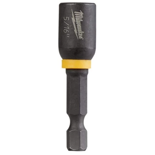 Milwaukee SHOCKWAVE Impact Duty 5/16 in. x 1-7/8 in. Alloy Steel Magnetic Nut Driver (1-Pack) -Power Tools Accessories Sales Shop milwaukee screwdriver bits 49 66 4503 64 1000