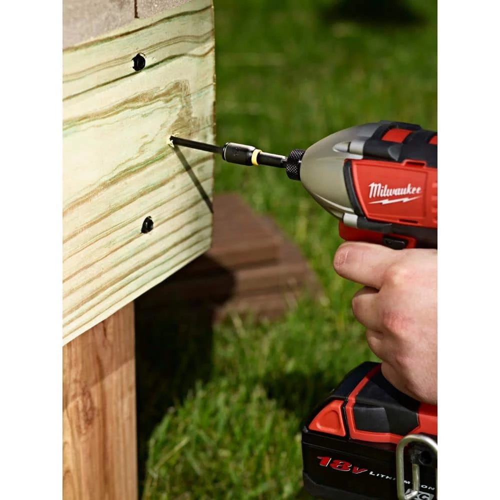 Milwaukee SHOCKWAVE Impact Duty 5/16 in. x 1-7/8 in. Alloy Steel Magnetic Nut Driver (1-Pack) 4 Milwaukee SHOCKWAVE Impact Duty 5/16 in. x 1-7/8 in. Alloy Steel Magnetic Nut Driver (1-Pack) - Image 4
