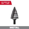 Milwaukee 7/8 in. - 1-3/8 in. #12 Black Oxide Step Drill Bit (5-Steps)