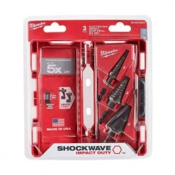 Milwaukee SHOCKWAVE Impact Duty Titanium Step Bit Kit (6-Piece) -Power Tools Accessories Sales Shop milwaukee step drill bits 48 89 9257 48 89 9257 4f 1000