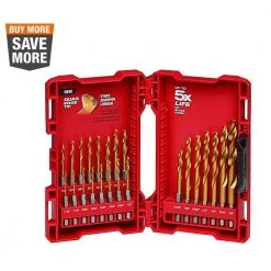 Milwaukee SHOCKWAVE IMPACT DUTY Titanium Drill Bit Set (23-Piece)