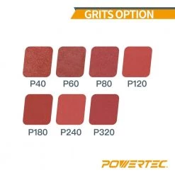 POWERTEC 5 in. 60-Grit Aluminum Oxide Hook and Loop 8-Hole Disc (25-Pack) 7 POWERTEC 5 in. 60-Grit Aluminum Oxide Hook and Loop 8-Hole Disc (25-Pack) -Power Tools Accessories Sales Shop powertec power sander accessories 45006 c3 1000
