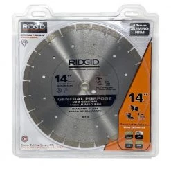 RIDGID 14 in. Segmented High-Rim Diamond Blade -Power Tools Accessories Sales Shop ridgid diamond blades hd mp14g c3 1000