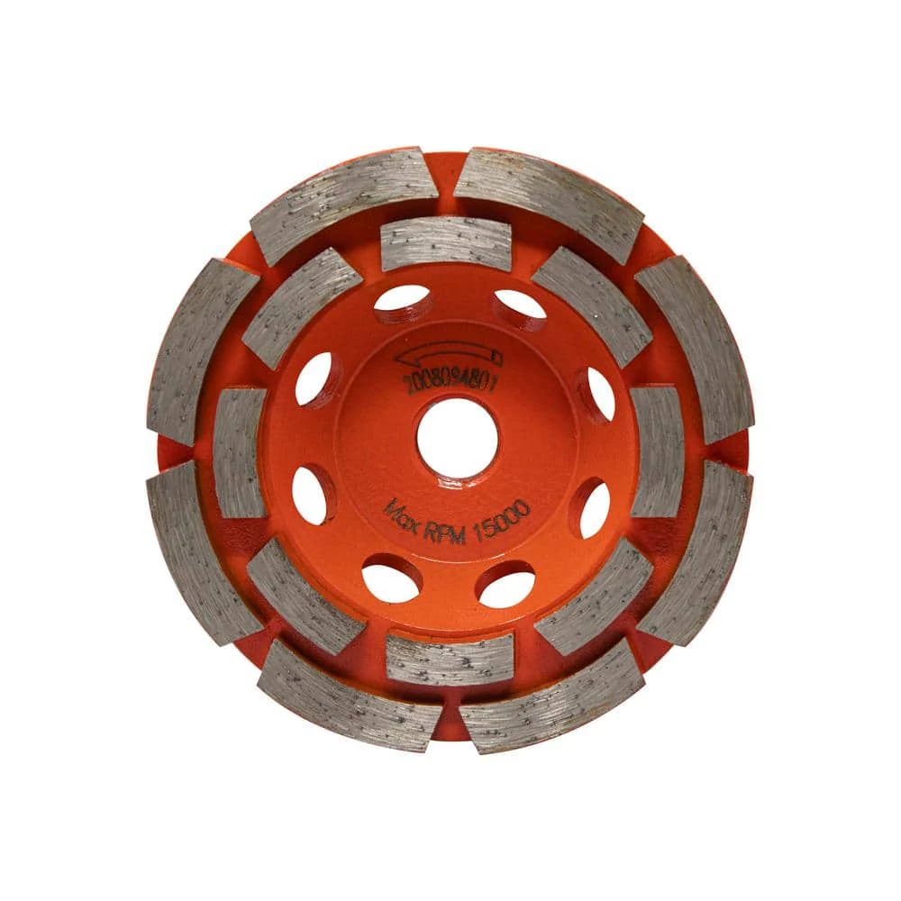 RIDGID 4 in. Double Row Diamond Cup Wheel 1 RIDGID 4 in. Double Row Diamond Cup Wheel