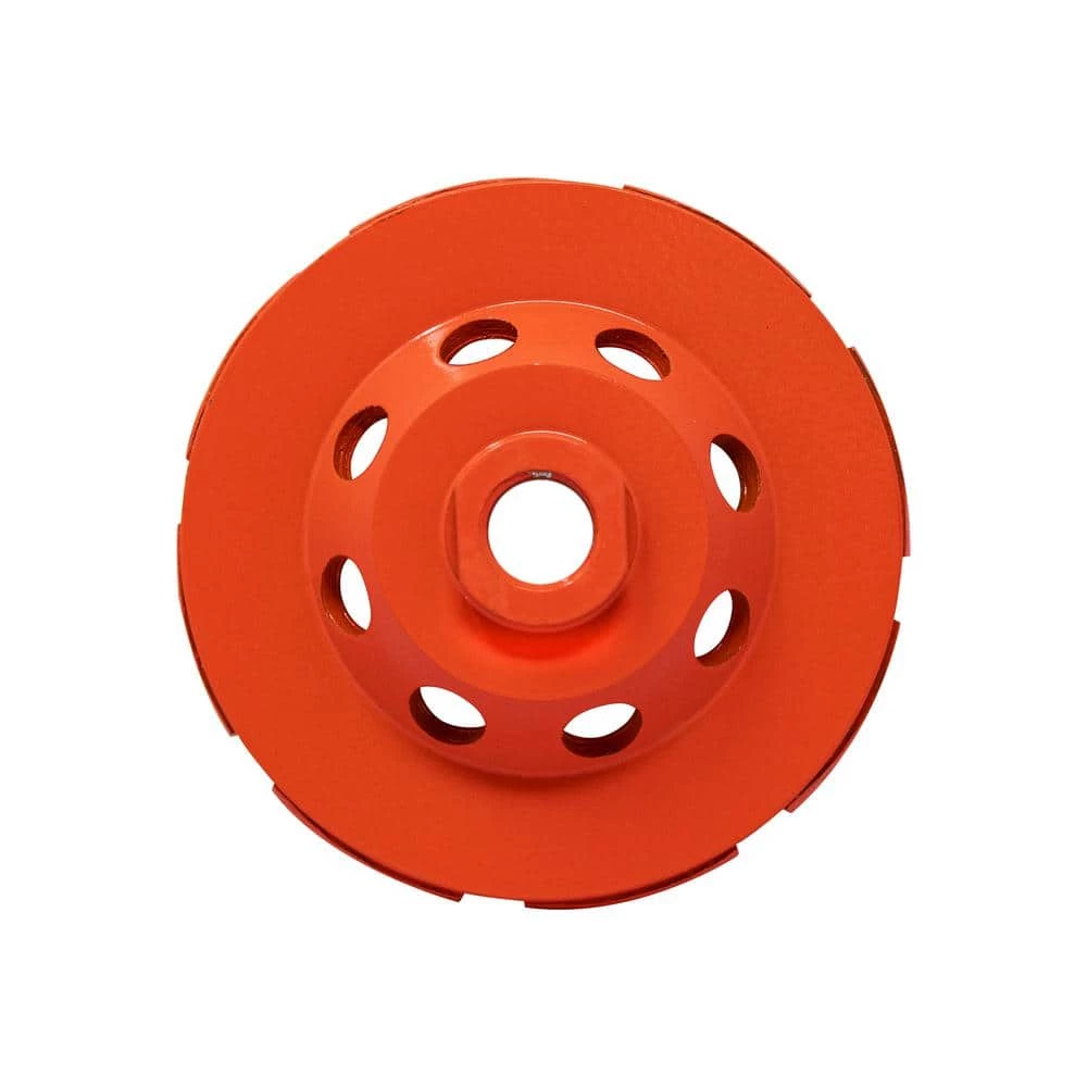 RIDGID 4 in. Double Row Diamond Cup Wheel 2 RIDGID 4 in. Double Row Diamond Cup Wheel - Image 2