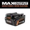 RIDGID 18V 4.0 Ah MAX Output Lithium-Ion Battery