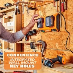 RIDGID 18-Volt Dual Port Simultaneous Charger with (2) 2.0 Ah Batteries, (2) 4.0 Ah Batteries 19 RIDGID 18-Volt Dual Port Simultaneous Charger with (2) 2.0 Ah Batteries, (2) 4.0 Ah Batteries -Power Tools Accessories Sales Shop ridgid outdoor power batteries chargers ac86095ksbn 66 1000