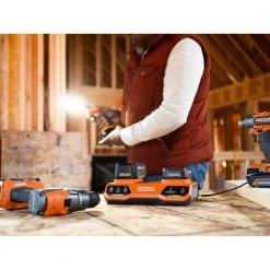 RIDGID 18-Volt Dual Port Simultaneous Charger with (2) 2.0 Ah Batteries, (2) 4.0 Ah Batteries 20 RIDGID 18-Volt Dual Port Simultaneous Charger with (2) 2.0 Ah Batteries, (2) 4.0 Ah Batteries -Power Tools Accessories Sales Shop ridgid outdoor power batteries chargers ac86095ksbn 77 1000