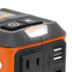 RIDGID 18V Cordless 175-Watt Power Inverter (Tool Only) -Power Tools Accessories Sales Shop ridgid outdoor power batteries chargers ac86097 1f 1000