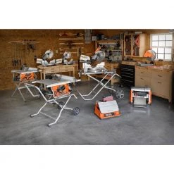 RIDGID Universal Mobile Miter Saw Stand with Mounting Braces -Power Tools Accessories Sales Shop ridgid tool stands ac9946 31 1000