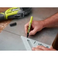 RIDGID Universal Mobile Miter Saw Stand with Mounting Braces and Black Fine Point Permanent Workshop Marker -Power Tools Accessories Sales Shop ridgid tool stands ac9946 rpm121 76 1000