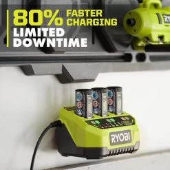 RYOBI USB Lithium 3-Port Charger with USB Lithium 2.0 Ah Lithium-ion Rechargeable Battery -Power Tools Accessories Sales Shop ryobi outdoor power batteries chargers fvch01 fvb01 a0 1000