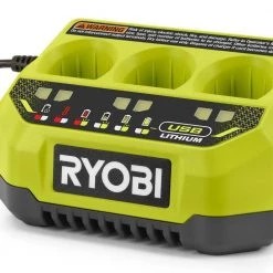 RYOBI USB Lithium 3-Port Charger with USB Lithium 2.0 Ah Lithium-ion Rechargeable Battery -Power Tools Accessories Sales Shop ryobi outdoor power batteries chargers fvch01 fvb01 c3 1000