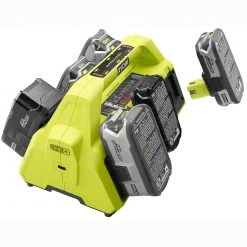 RYOBI ONE+ 18V 6-Port Dual Chemistry IntelliPort SUPERCHARGER with USB Port -Power Tools Accessories Sales Shop ryobi outdoor power batteries chargers p135 40 1000