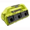 RYOBI ONE+ 18V 6-Port Dual Chemistry IntelliPort SUPERCHARGER with USB Port