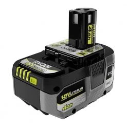 RYOBI ONE+ 18V Lithium-Ion HIGH PERFORMANCE Starter Kit with 2.0 Ah Battery, 4.0 Ah Battery, 6.0 Ah Battery, Charger, and Bag -Power Tools Accessories Sales Shop ryobi outdoor power batteries chargers psk007 4f 1000