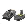 RYOBI ONE+ 18V 2.0Ah Battery, IntelliPort Charger Kit and Accessories
