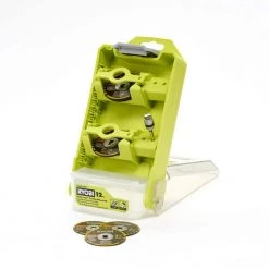 RYOBI Rotary Tool 12-Piece Twist Lock Cutting Kit (For Metal and Plastic) -Power Tools Accessories Sales Shop ryobi rotary tool accessory kits a90as12twkt 40 1000