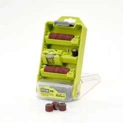 RYOBI Rotary Tool 29-Piece Sanding and Polishing Kit (For Wood, Metal and Plastic) -Power Tools Accessories Sales Shop ryobi rotary tool accessory kits a90as29 a0 1000